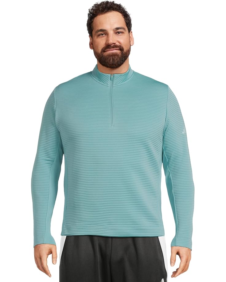 adidas Golf Ultimate365 DWR Textured Quarter-zip Pullover - Main View