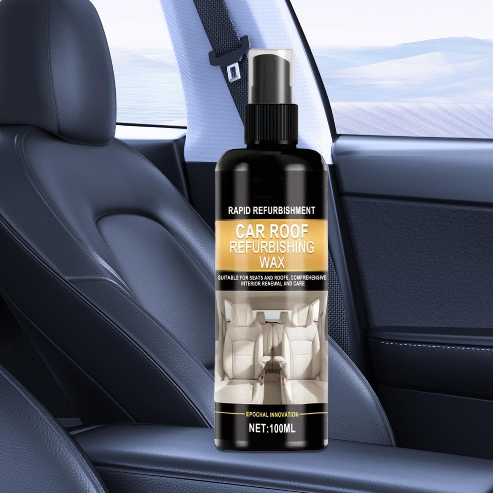 Reiniger Für Auto Polster | 100ml Reiniger Zur Aufbereitung Von | Stoffen,Spray Für Die Erneuerung des Armaturenbretts - Für Dachhimmel Haushaltsgeräte Lederpolster Sofa Möbel Und Zuhause