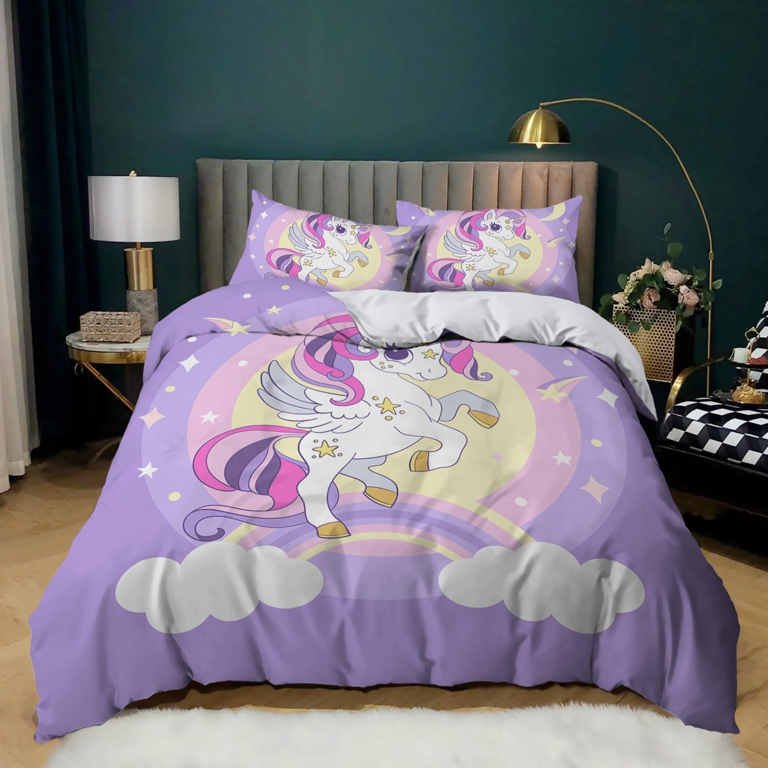 Housse de Couette Hypoallergique en Microfibre 240x260 avec Zip Éclair