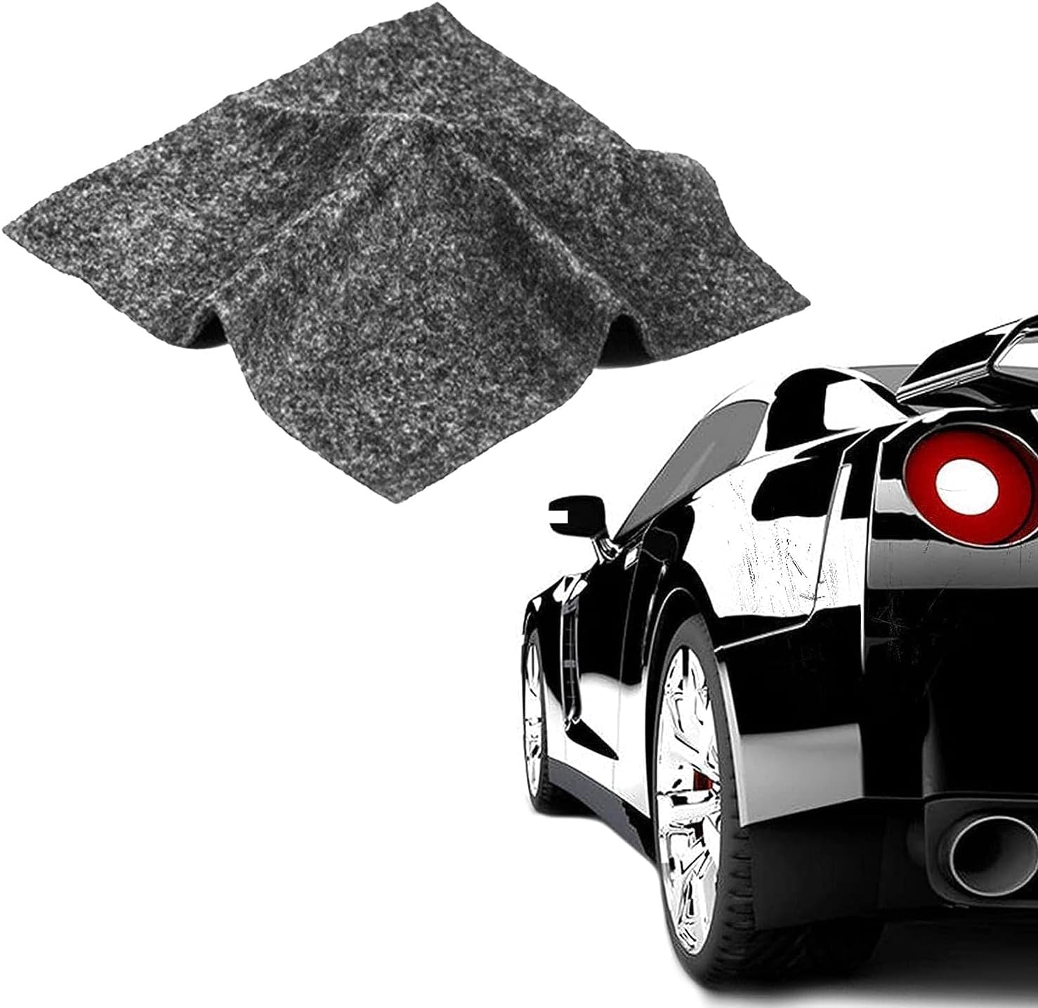 SquarezhenBo Grey Nano Sparkle Cloth for Car Scratches Repair | Restore Shiny Cars Paint | Nano Magic Cloth Scratch Remover Artifacts Easily to Repair Car Surface Small Scratches Suitable