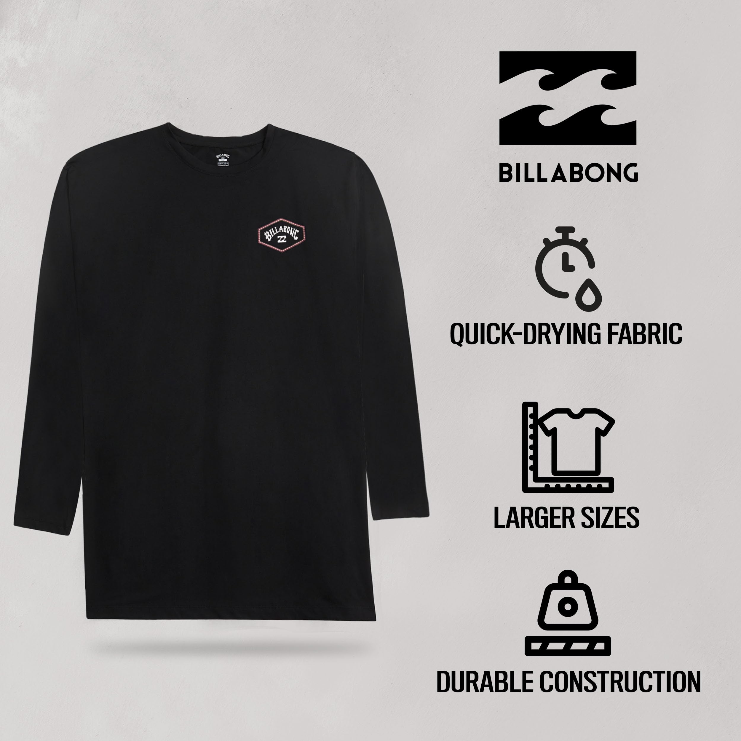 Billabong Maillot de bain Rashguard pour homme grand et grand