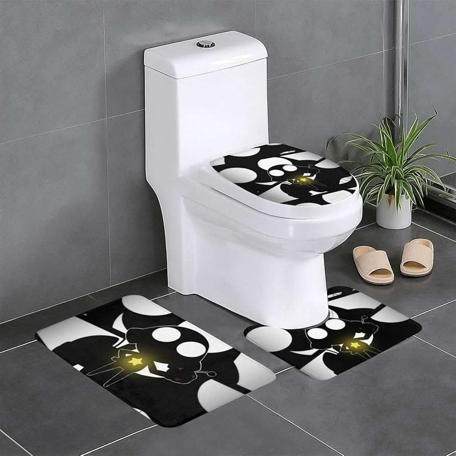Amazon｜ケロロ軍曹 3点セット トイレマット フタカバー 便座