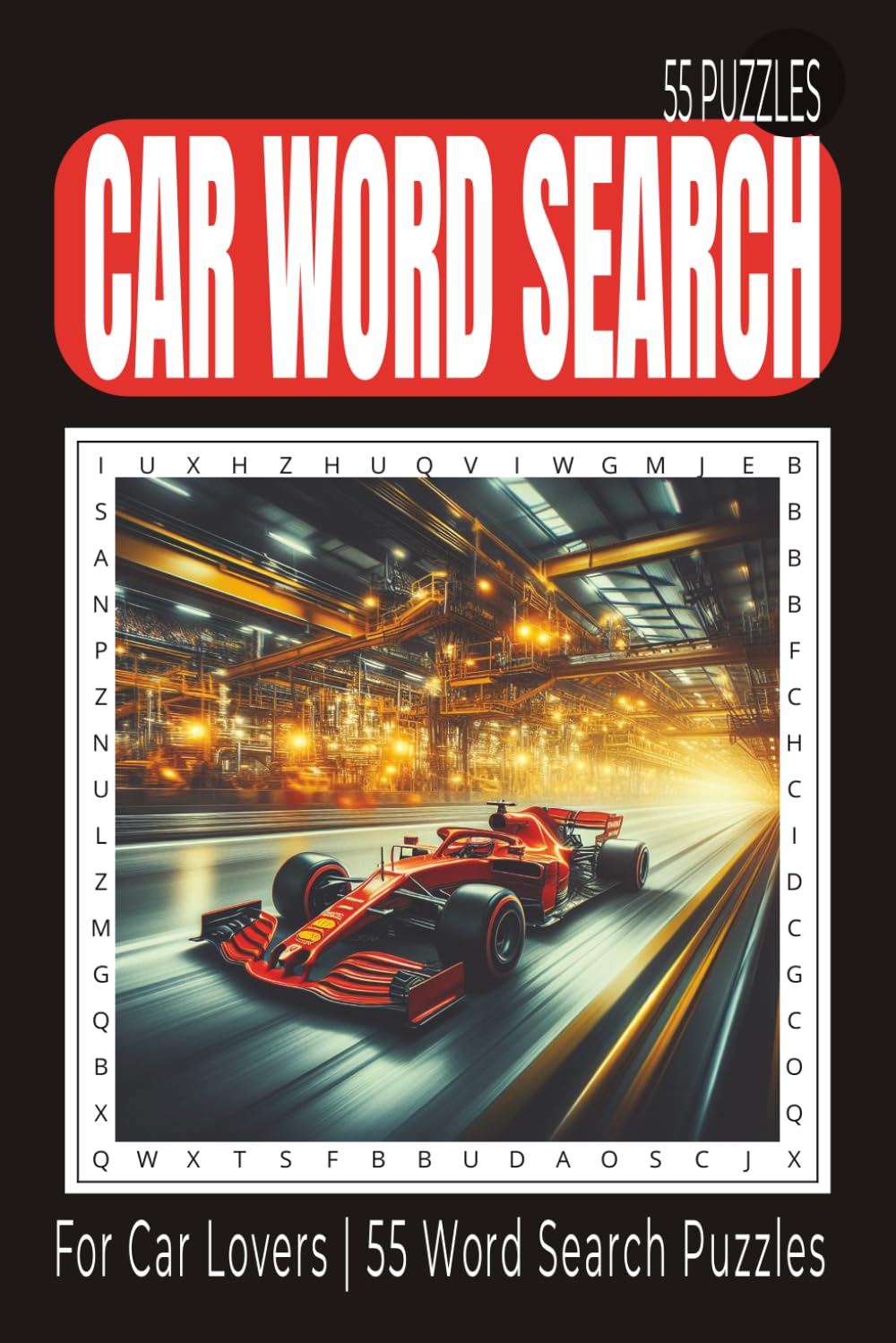 Car Word Search: For Car Lovers | 55 Word Search Puzzles
