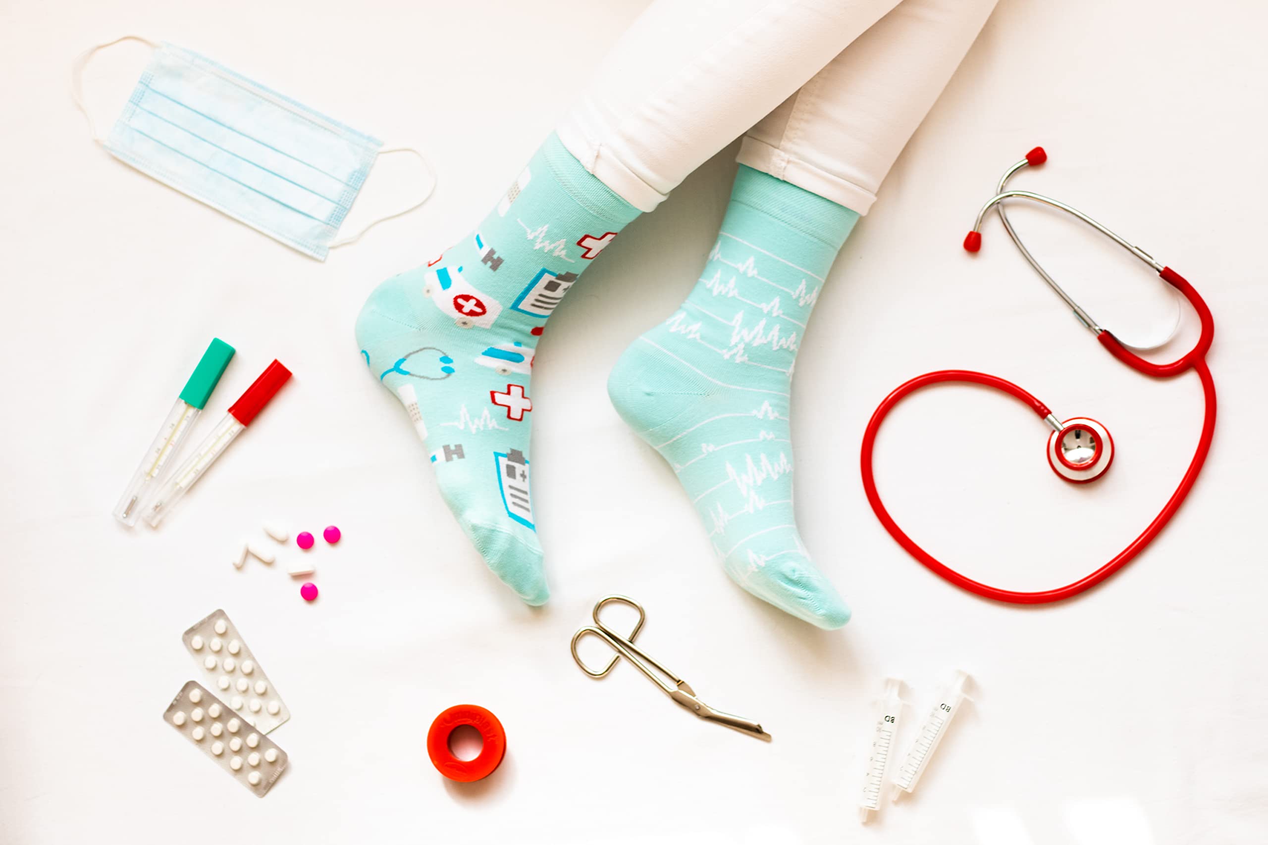 Dedoles Calzini Unisex Donna Uomo & Bambini Calze Cotone con tanti Design divertenti Calcio Bicicletta Piante Cavalli Regalo sinistra destra diversi