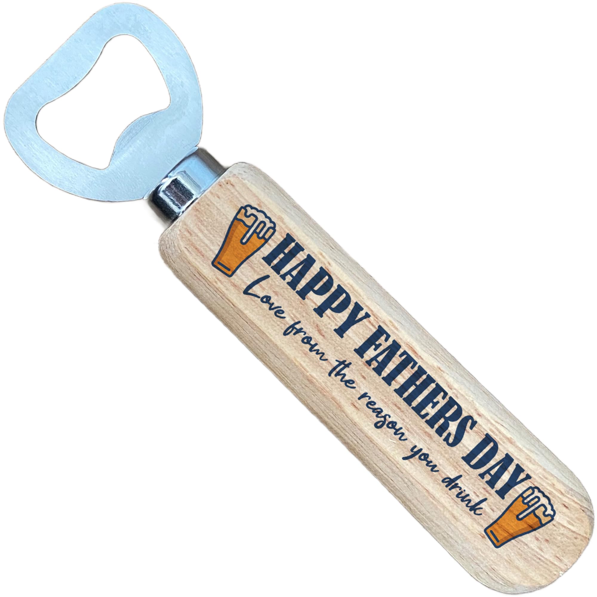 Red Ocean Funny Fathers Day Bottle Opener Gift for Dad Novelty Gifts for Him Beer Bottle Opener