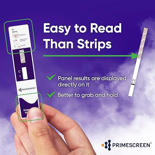 Miniatura 12 de Prime Screen [Paquete de 10] Kit de prueba de orina de cotinina de tabaco de nicotina - Tarjeta de inmersión de orina para probar cotinina de fumar