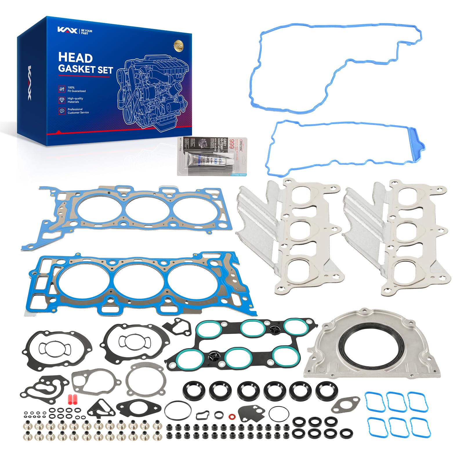 KAX Head Gasket Set Fit for Chevrolet Traverse/GMC Acadia 2009-2016 3.6L