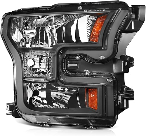 Miniatura 10 de SCITOO Faros delanteros para Ford para F-150 2009-2014, carcasa negra, reflector, lente transparente, lado del conductor y del pasajero