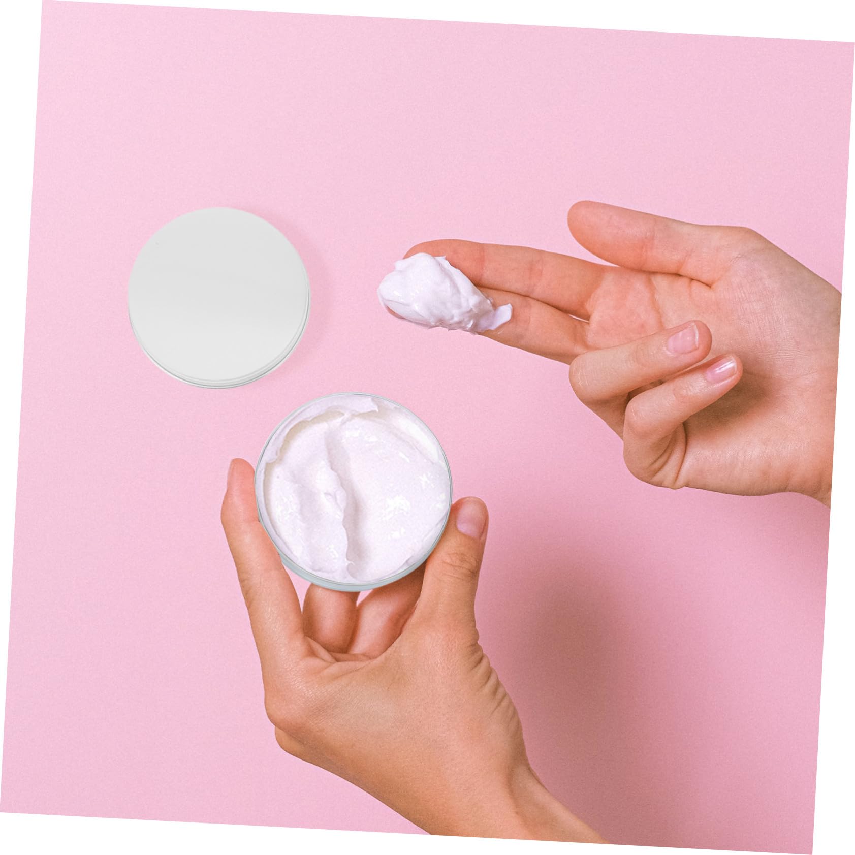 Anneome Barattoli in Alluminio con Coperchio a Vite Bianco da 100ml, 20 Pezzi Contenitori Ricaricabili Facili da Riempire per Maschere Viso e Burri Corpo