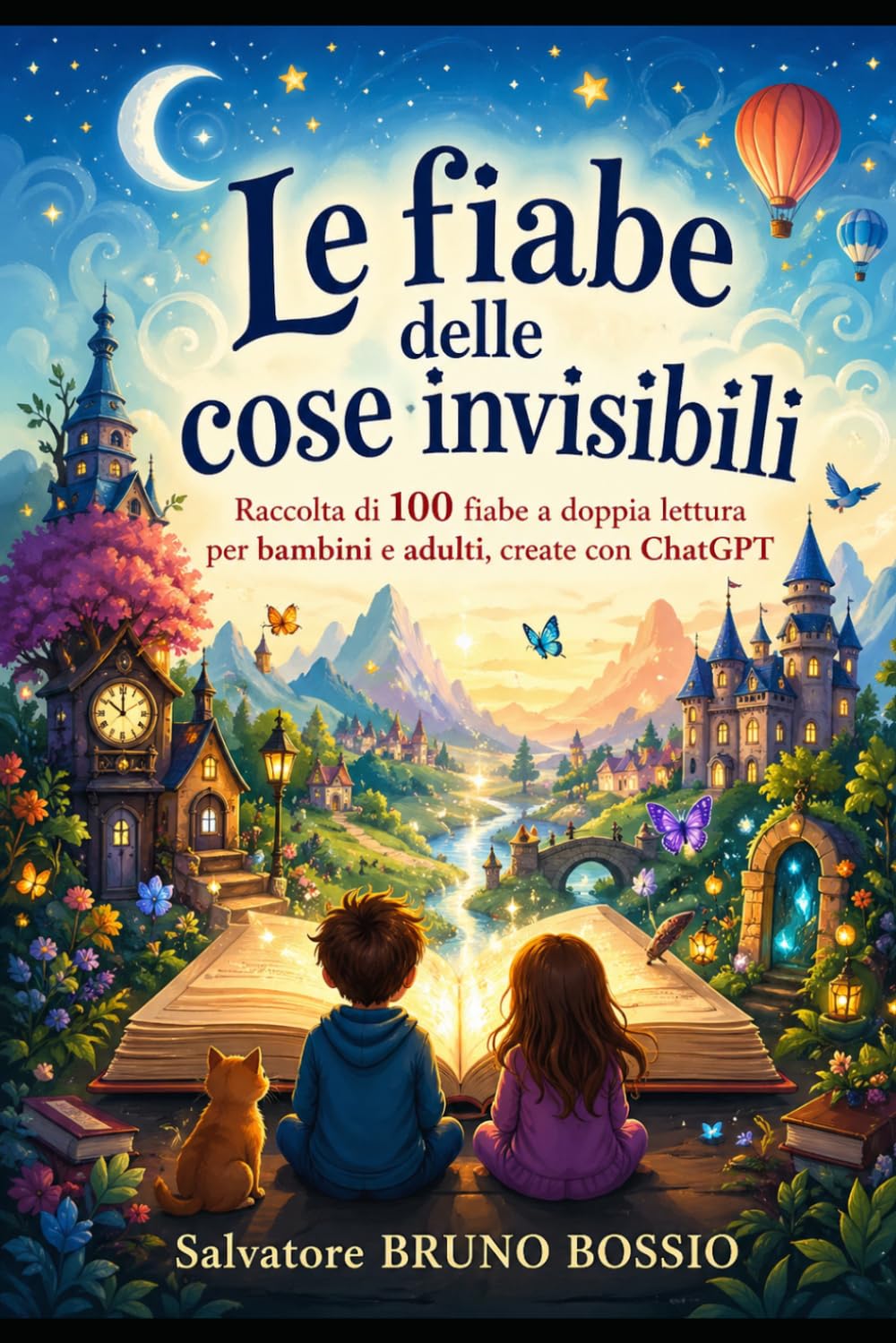 Le fiabe delle cose invisibili: Raccolta di 100 fiabe a doppia lettura per bambini e adulti, create con ChatGPT