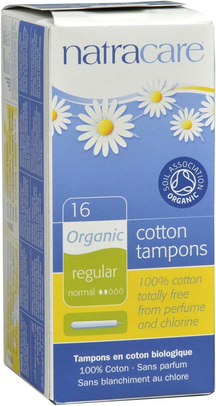 Natracare Tampons Regular with Applicator, 2 Pack Health