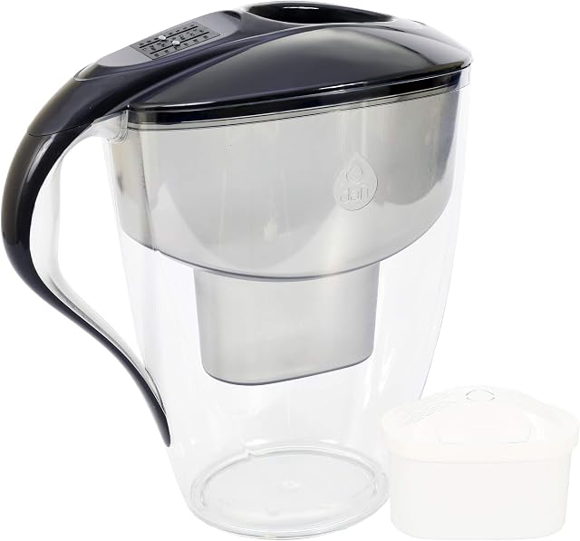 Water Filter Jug Dafi Omega Unimax 4.0L with Free Filter Cartridge - Graphite