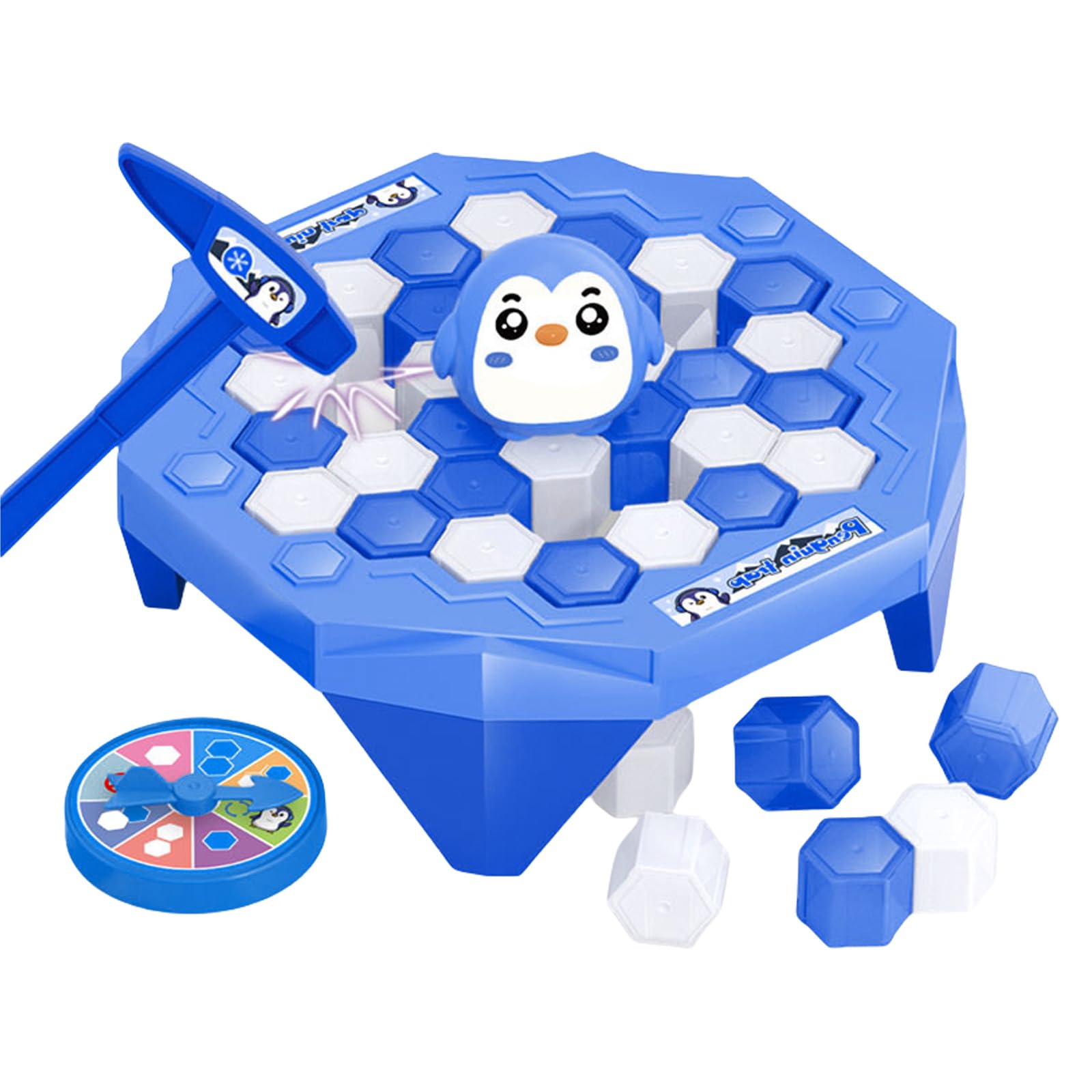 Kalttoy Save Penguins Knocking Ice Game Tabletop Puzzle Game Toy with Hammers Save Penguins Table Educational Toy Children Adult Board Stress Relief