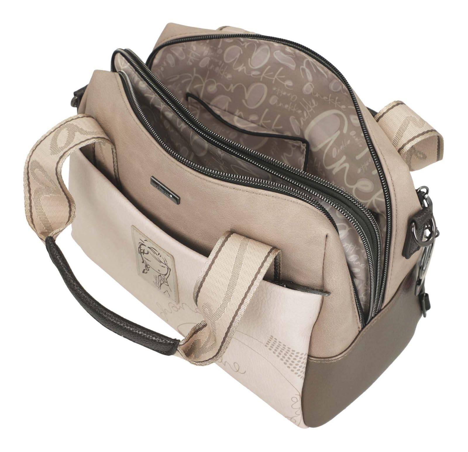 Anekke bolso bandolera Muse Eikon Short Handle Bag Multicolor marrón topo
