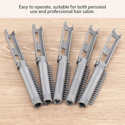 Miniatura 8 de Varillas de cabello permanente, rodillo de rizador de cabello, 25 piezas de varillas de permanente, pinzas para rizador, herramienta de peinado para
