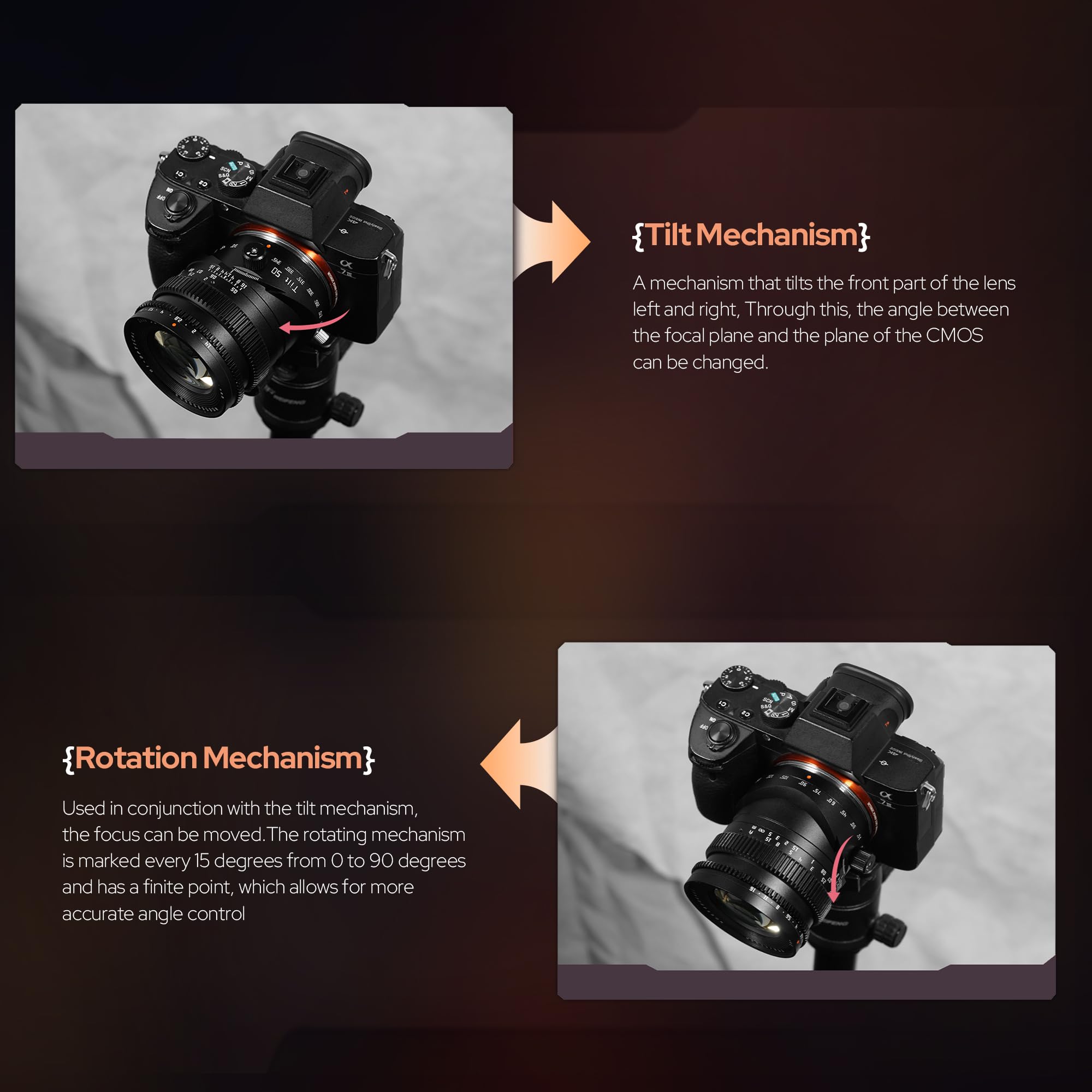Ttartisan 50Mm F1.4 Tilt Manual Lens Large Aperture Full Frame