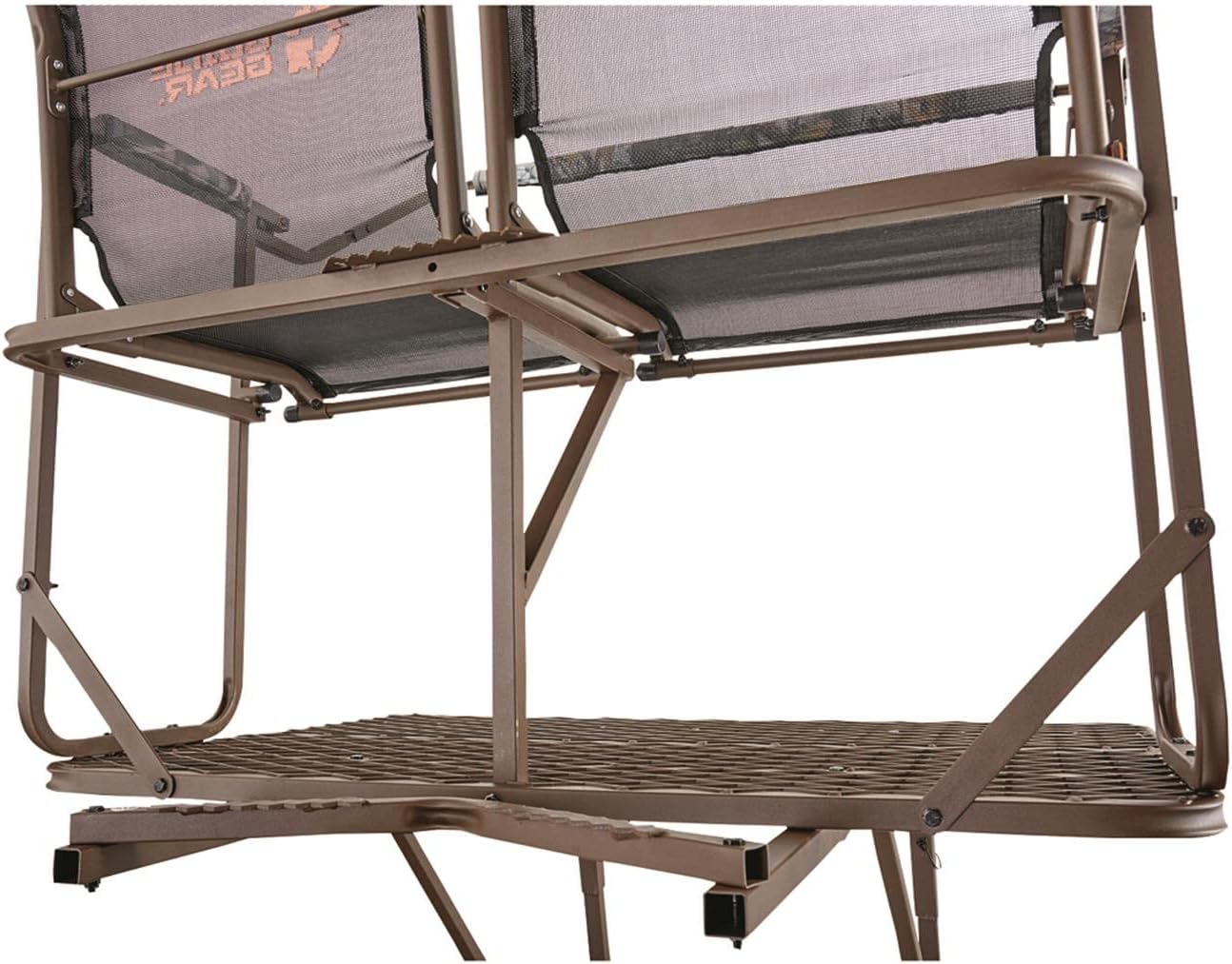 Guide Gear 17' 2-Man Ladder Tree Stand Climbing Hunt Seat, Hunting Gear Equipment Accessories Camo