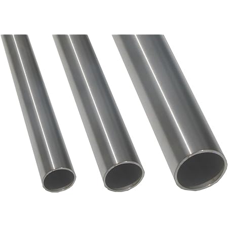 Edelstahl Rundrohr V2A 40x2mm - Geschliffen K240, Individueller Zuschnitt