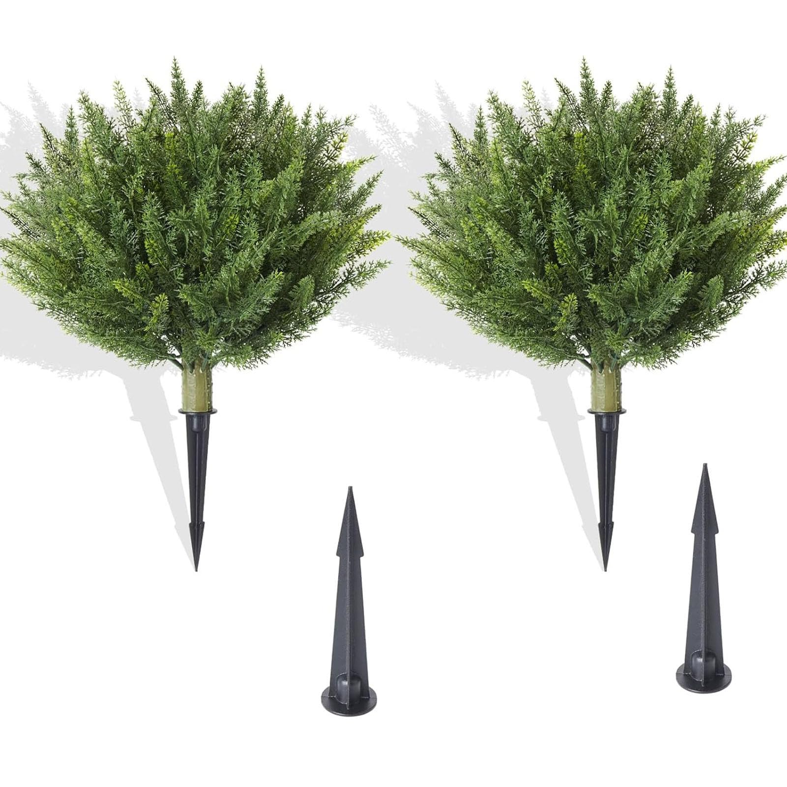 Plantes artificielles en pot déco extérieure et fausse verdure sans entretien