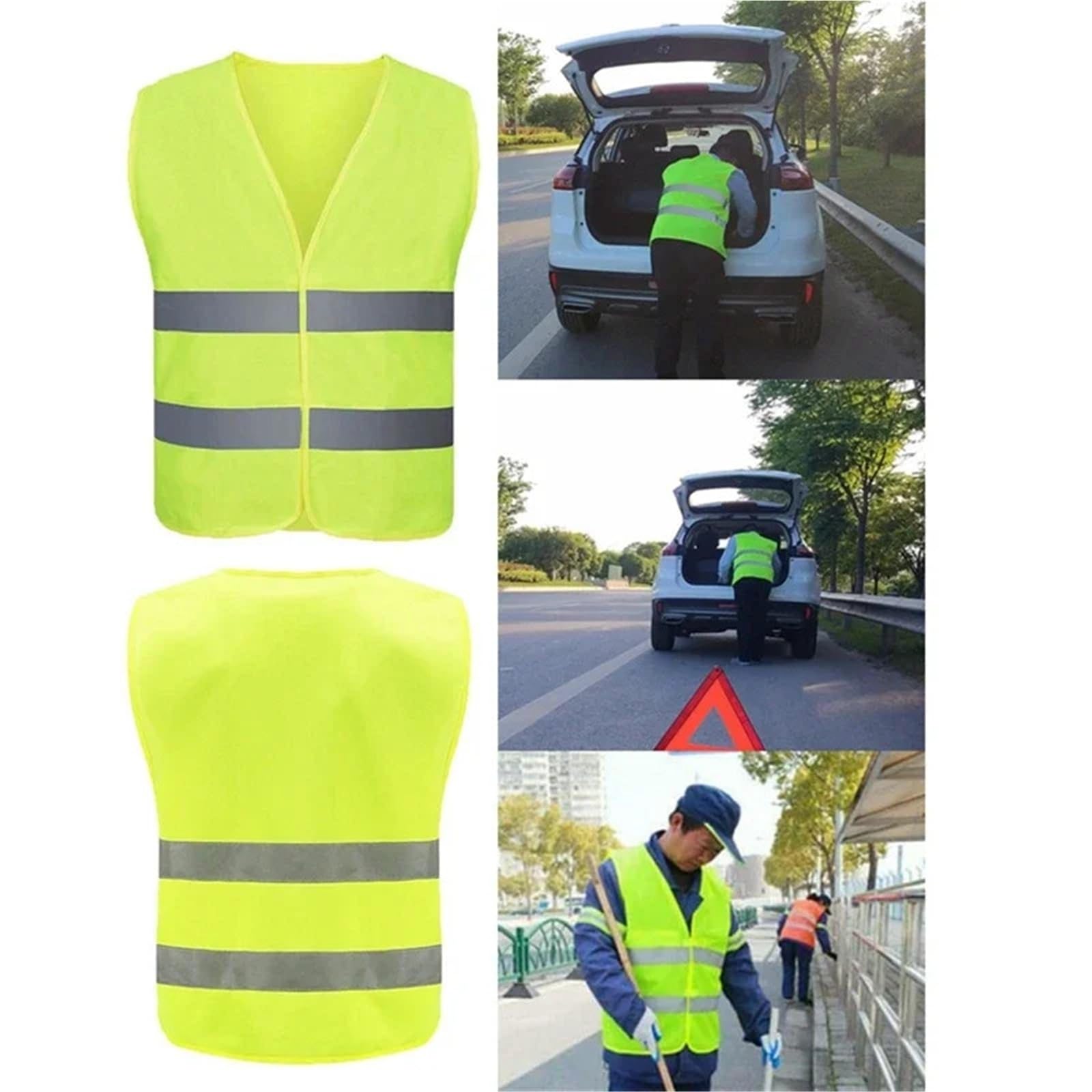 Gilet réfléchissant en Fibre de Polyester