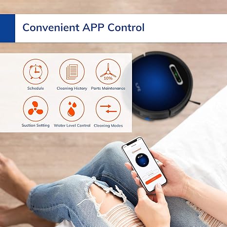 ILIFE B5 Max Robot Vacuum,Wi-Fi 