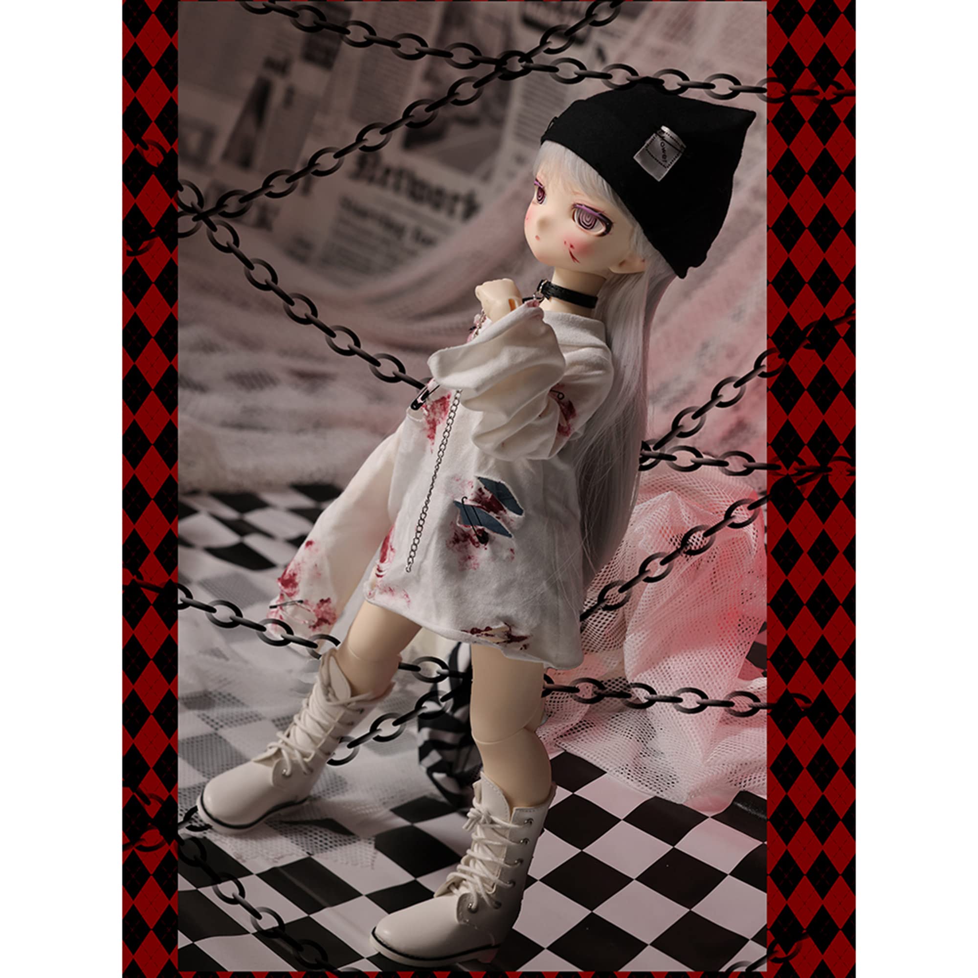 Amazon | 1/4 球体関節人形 フルセット メイク済み bjdドール ハロウィ