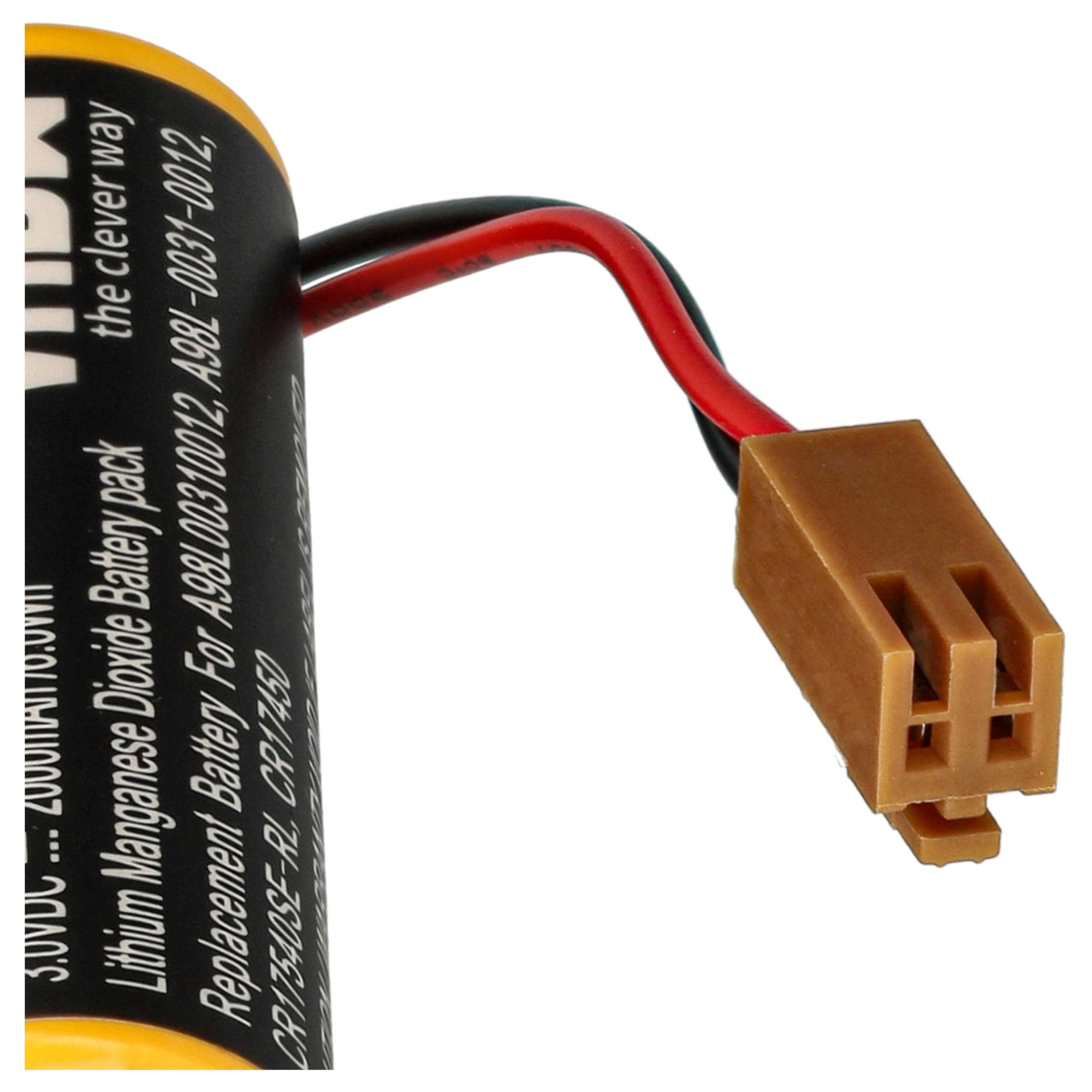 vhbw 5X batería Compatible con Le Blond 77 CNC Router programmable Logic Controller Controlador de periférico (2000 mAh, 3 V, Li-MnO2)