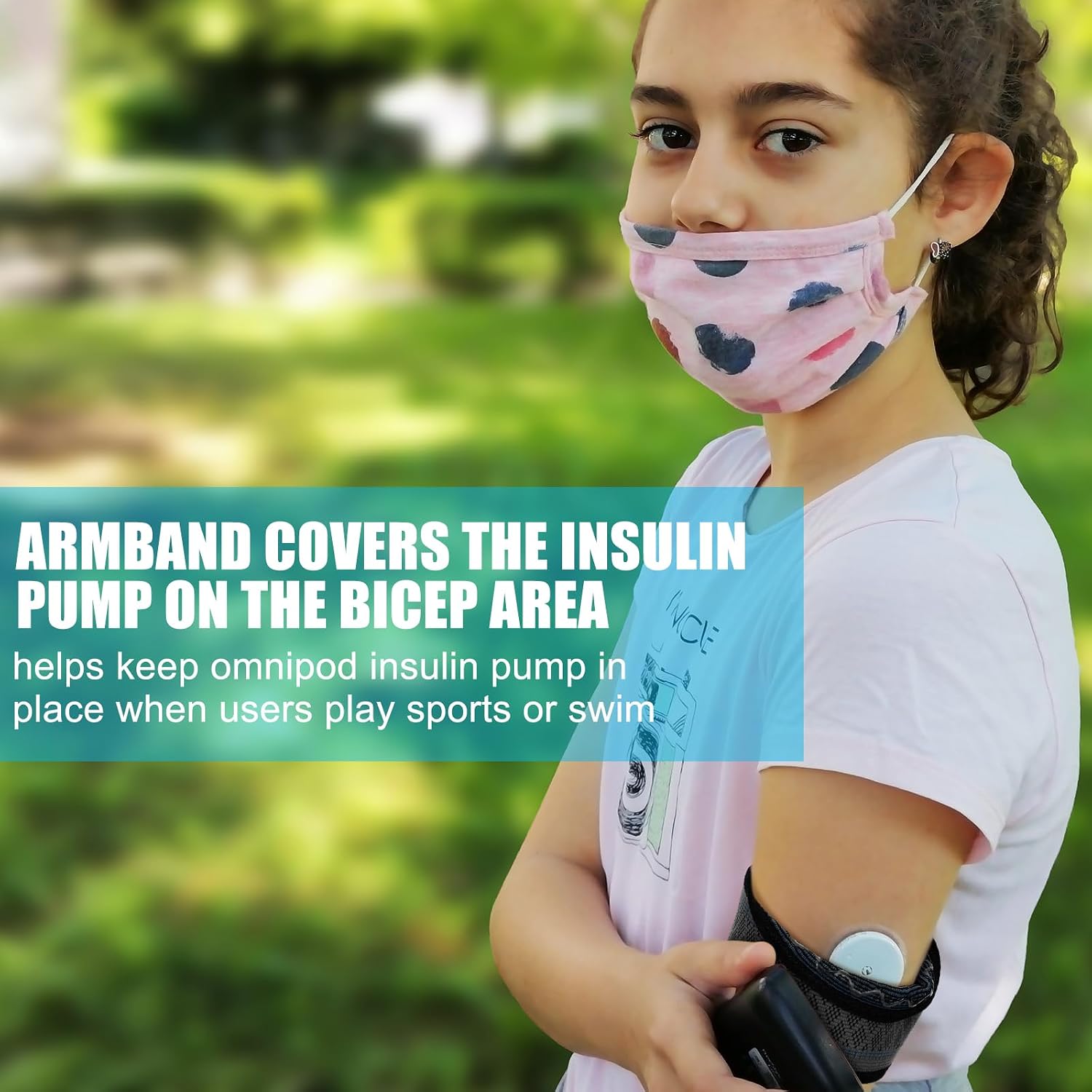 Riceshoot 6 Pcs Arm Band Sensor Cover Washable Reusable Sensor Breathable Armband Sleeve for Kids Adults During Sport Exercise Supplies, Replace Adhesive Patches Tape, XL, 15-16.7 Inches, 3 Color