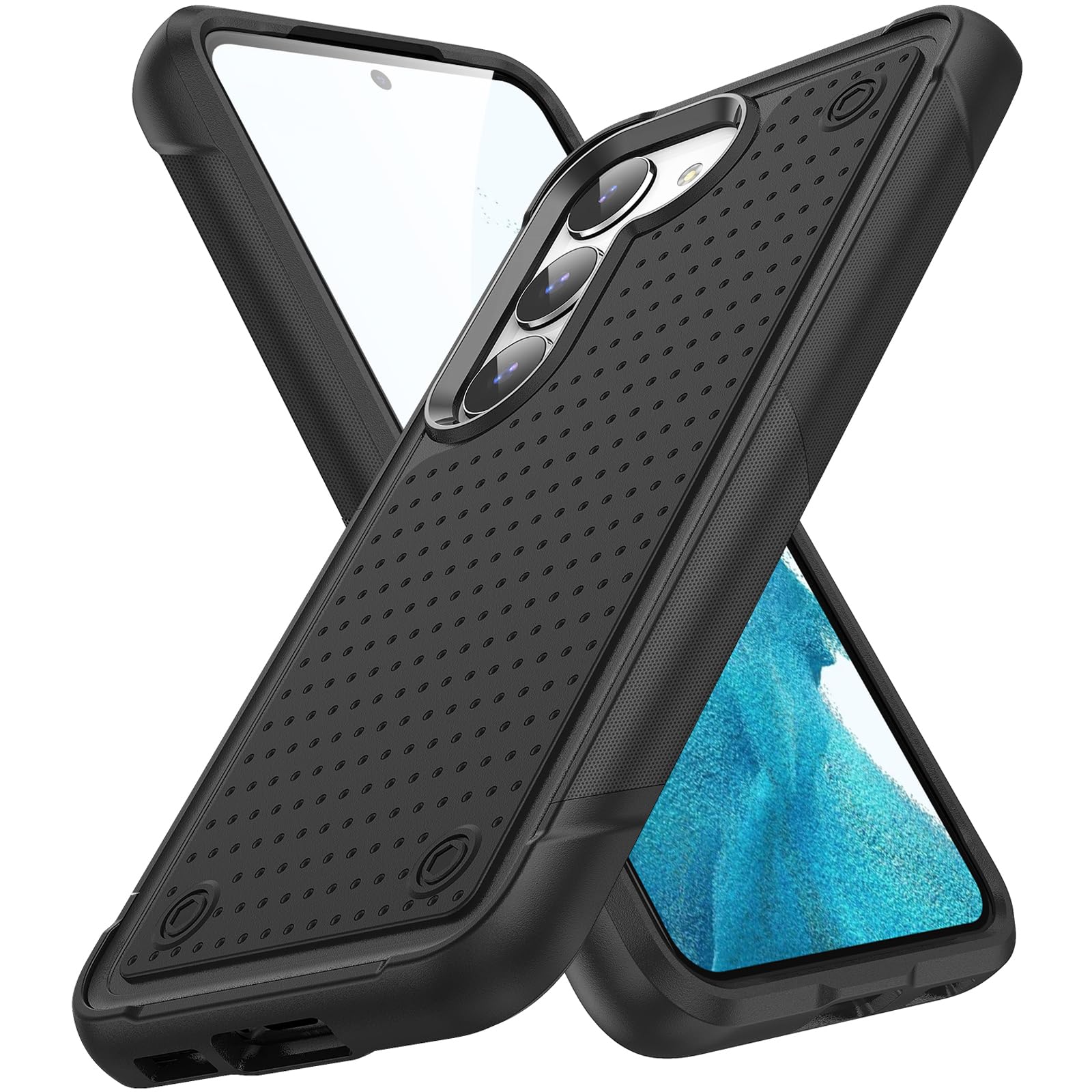 TORRTOWAY Designed for Samsung Galaxy S23 Case 2 in 1 Gift Militay Grade Drop Protective Rugged Heavy Duty Cover Shockproof Case for Galaxy S23 5G