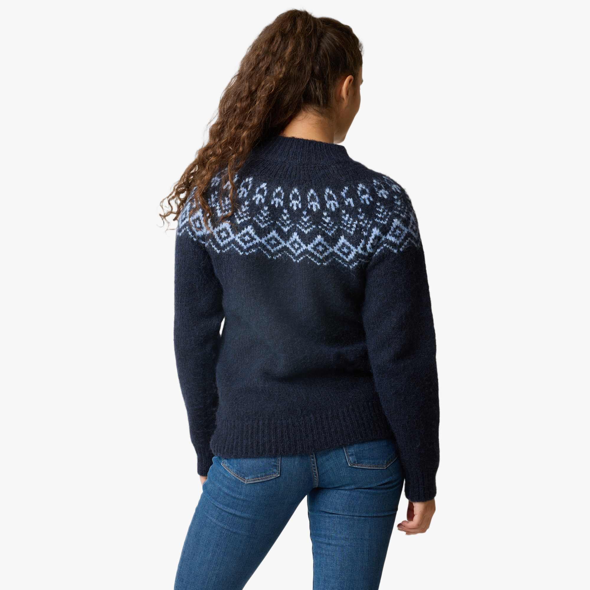 Swedemount Lofoten - Maglione di lana da donna, caldo maglione di lana