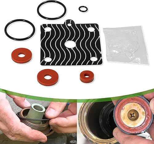 Kit de reparación de goma para Wilkins modelo 975XL 975XL2 de 14"-12", incluye lubricante
