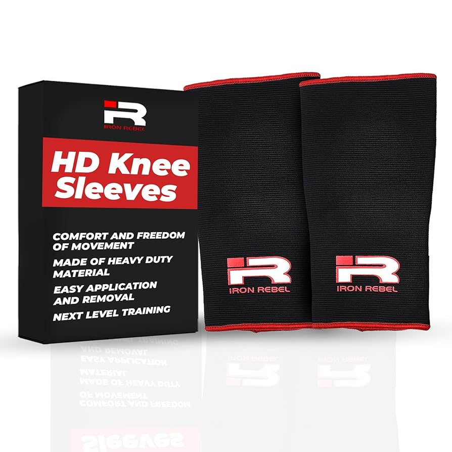 IRON REBEL PR KNEE SLEEVE ニースリーブ　Lサイズ PR Contour Knee Sleeves – Iron Rebel