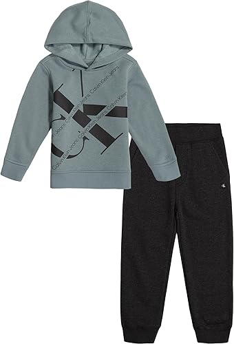 Calvin Klein Conjunto de pantalón de 2 piezas para bebé niño