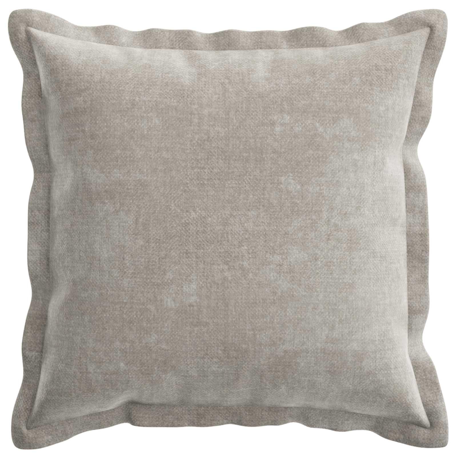 vidaXL Kissenbezug 12 STK. Houten Hellgrau 45 x 45 cm Chenille-Stoff
