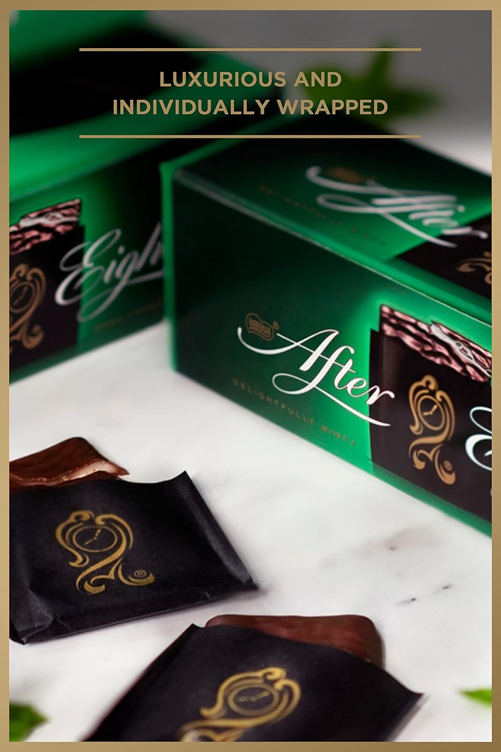 Nestle After Eight Mint Chocolate Thins 30 Mints - 300g/10.5oz (Pack of 2)