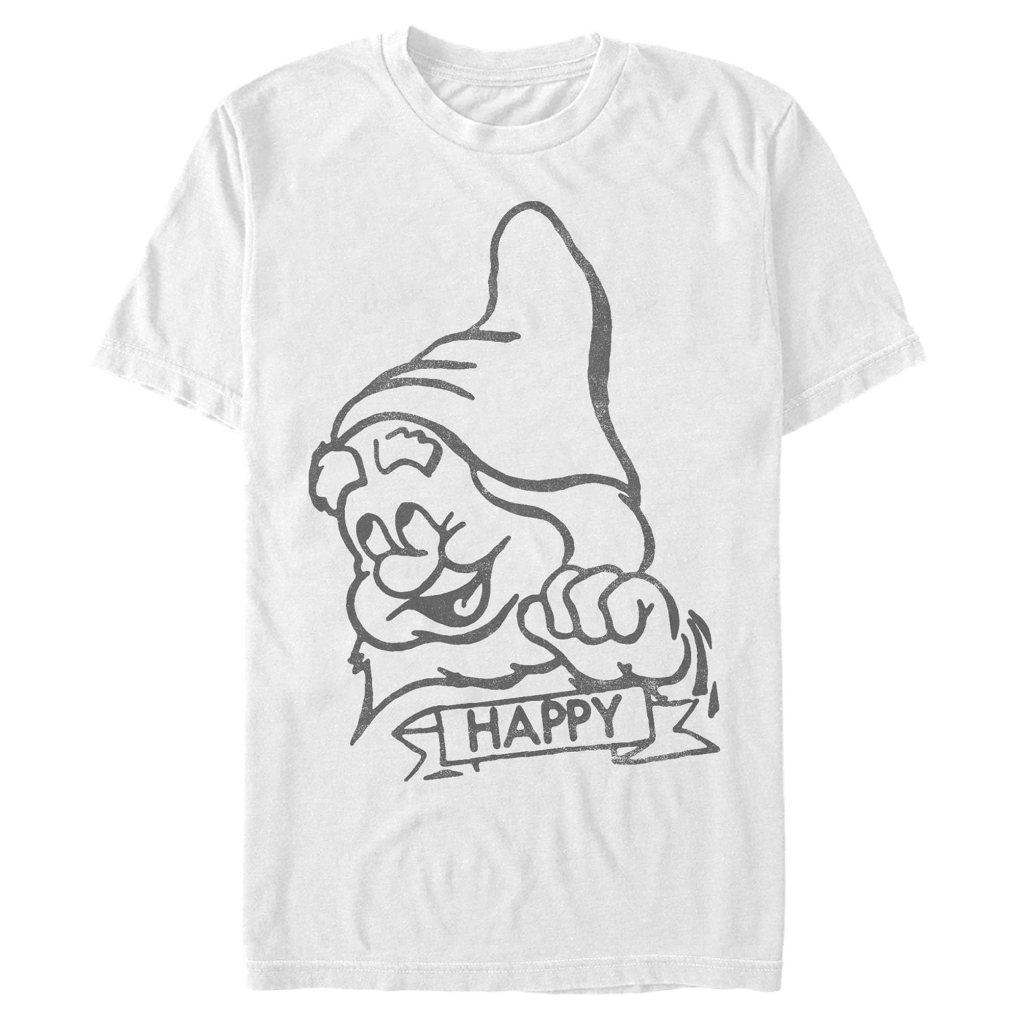Disney Męski t-shirt, biały, S