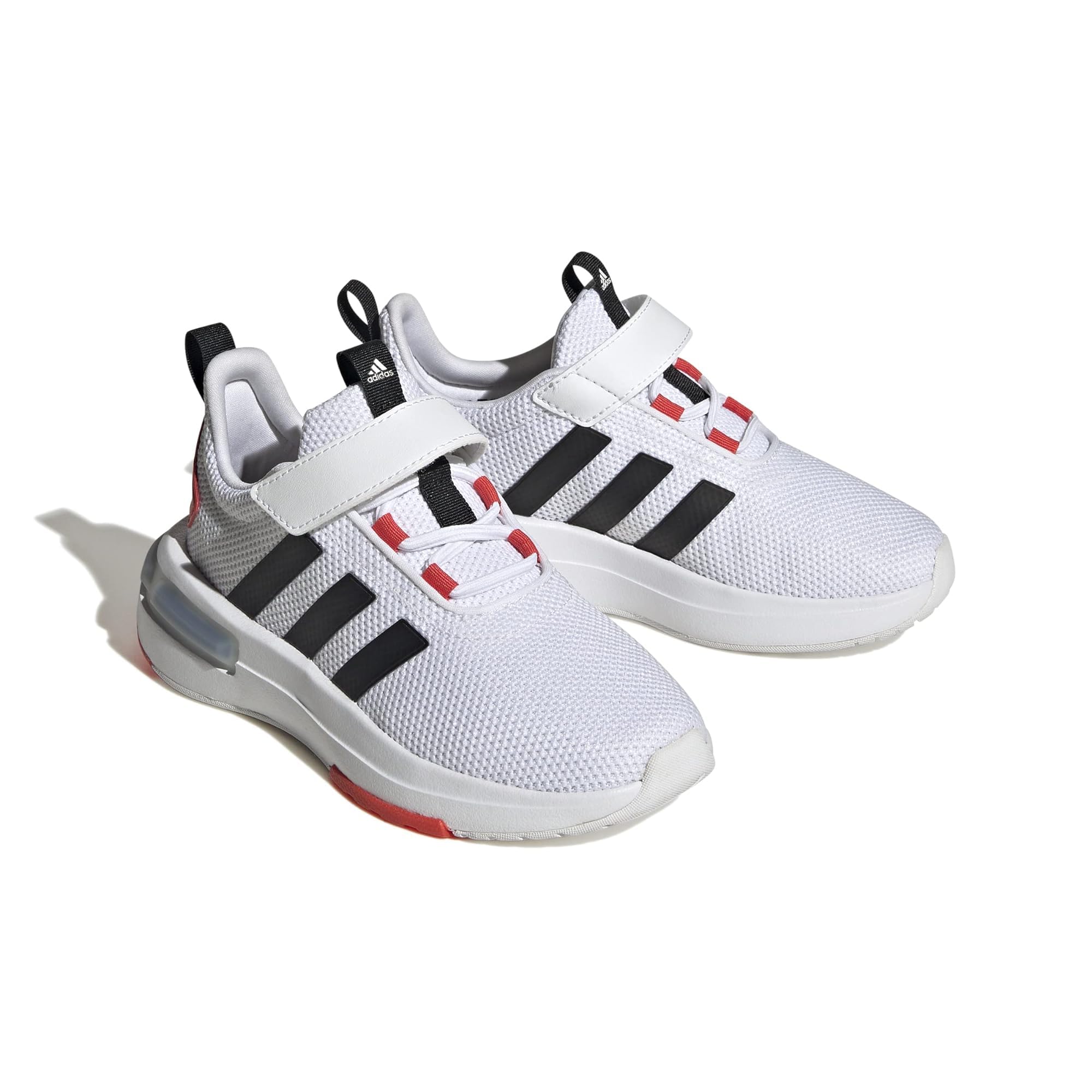 adidas Racer TR23 Sneaker, White/Core Black/Bright Red, 6.5 US Unisex Big Kid