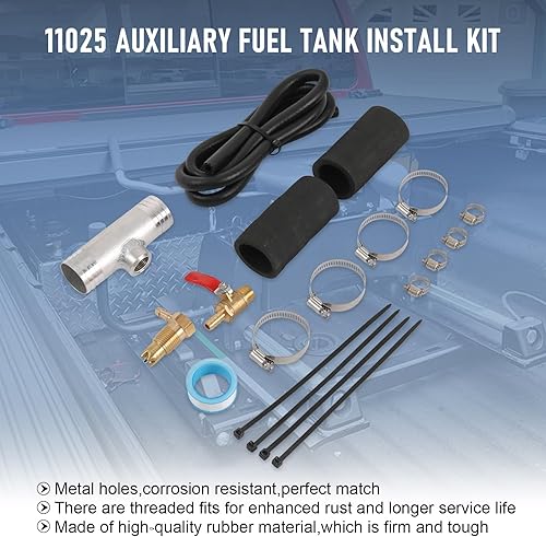 Miniatura 17 de Kit de instalación de depósito de combustible auxiliar Kit de instalación diésel compatible con Dodge Ram 1500 2500 3500 2013, tanque de combustible