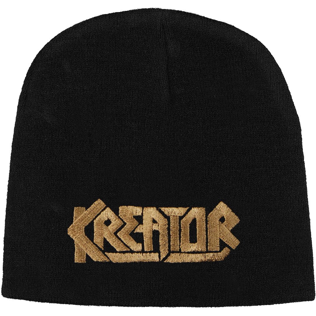 Kreator Men's Black Logo Beanie