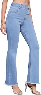 Miss Chase Women's Bootcut High Rise Regular Stretchable Denim Jeans Price In India