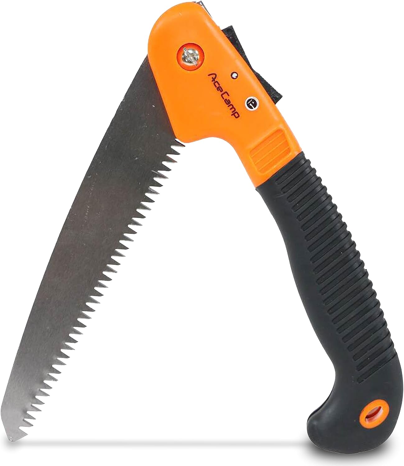 AceCamp 8 Inch Folding Hand Saw for Camping, Trees, Pruning, Hunting, Woodworking, Hiking, Trimming, Drywall, PVC, Portable and Foldable Wood Saw with Non-Slip Grip