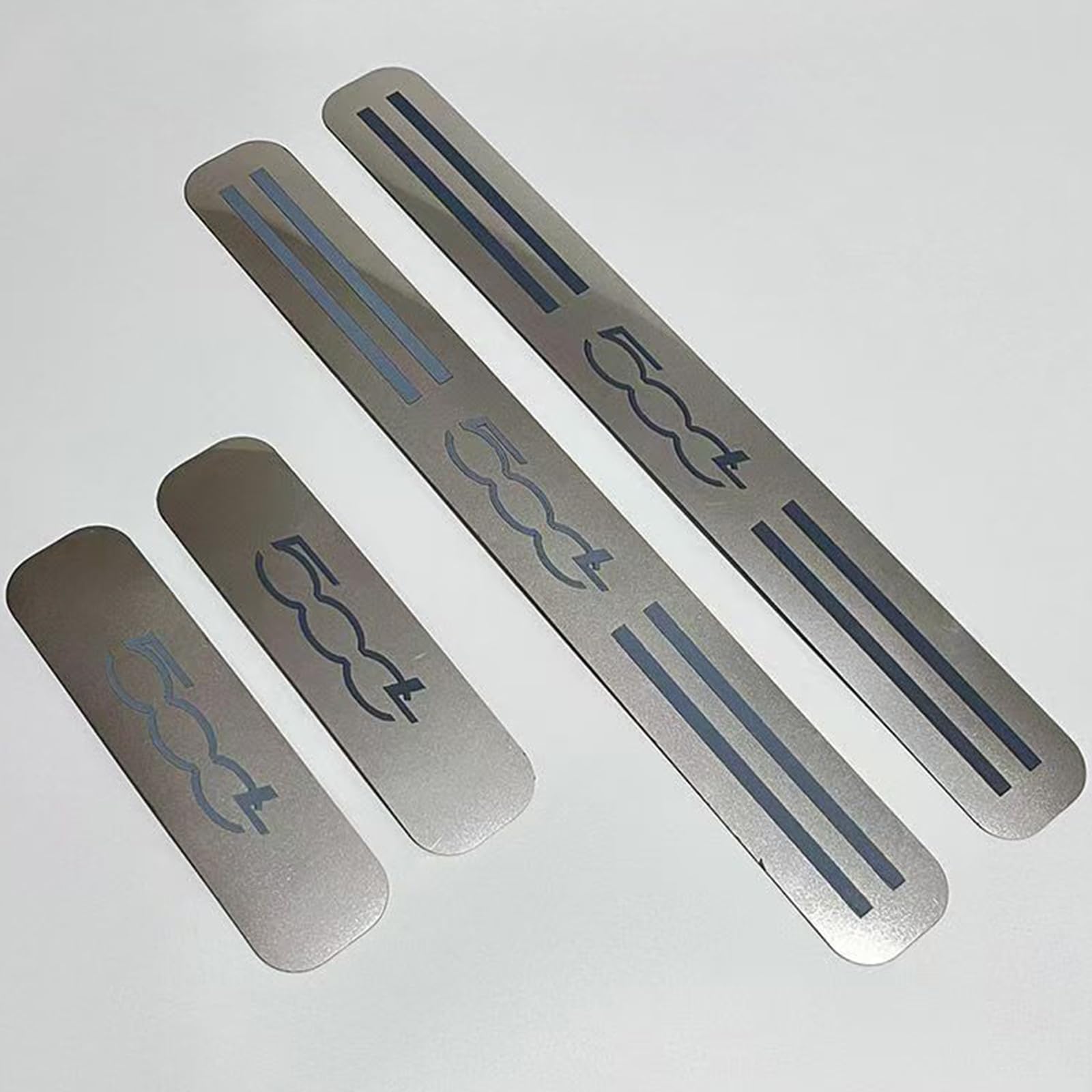 Acciaio Inox Battitacco per Auto Sticker Protezione Davanzale Della Porta Protezione Antigraffio Soglia Styling per Jeep Renegade, 4 Pezzi