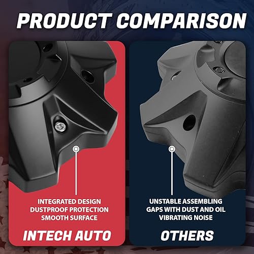 Miniatura 6 de Tapacubos centrales de repuesto para llantas # 1002-53B M-447, juego de 4 unidades, color negro mate