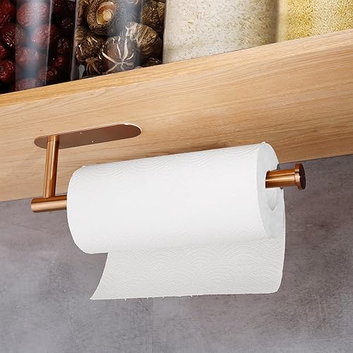 Miniatura 3 de Soportes para toallas de papel, rollos de toallas de papel, para cocina, toallas de papel a granel, autoadhesivos debajo del gabinete, ambos