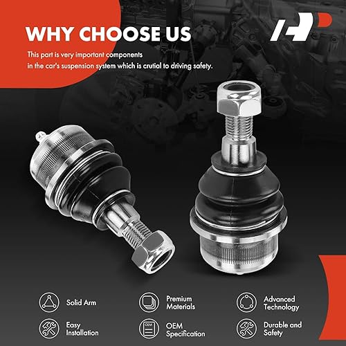 Miniatura 5 de A-Premium 2 rótulas exteriores delanteras inferiores y traseras compatibles con Mercedes-Benz CLS500 CLS550 y E320 E350 E500 E550 y