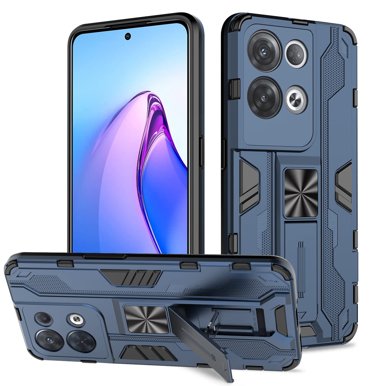 xinyunew Cover con Cordino per Oppo RENO 8 Pro,Custodia Trasparente con Collana Tracolla Laccio Collo Ultra Sottile Morbido TPU Silicone Antiurto AntiGraffio Antiscivolo Case