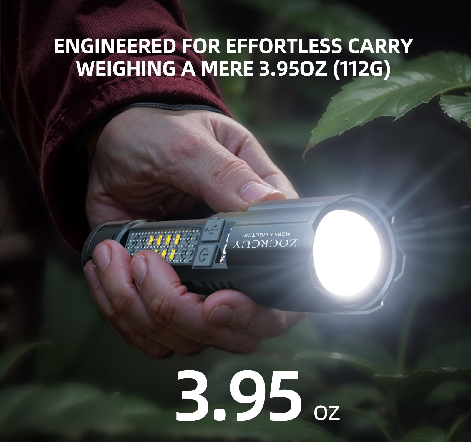 Torce ricaricabili 2000 High Lumens Flash Light Super Bright COB Torcia 5 modalità Zoomable con display digitale LCD Casa Campeggio Luce Flash di emergenza