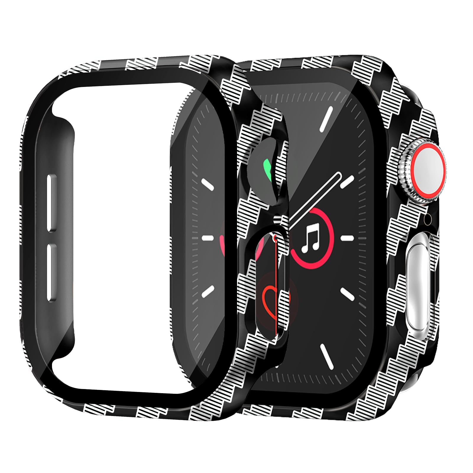 idudu Hard Case for Apple Watch Series 10 Series 11 [2025] 42mm Screen Protector,Built-in Full Tempered Glass [Touch Sensitive] Slim Bumper Protective