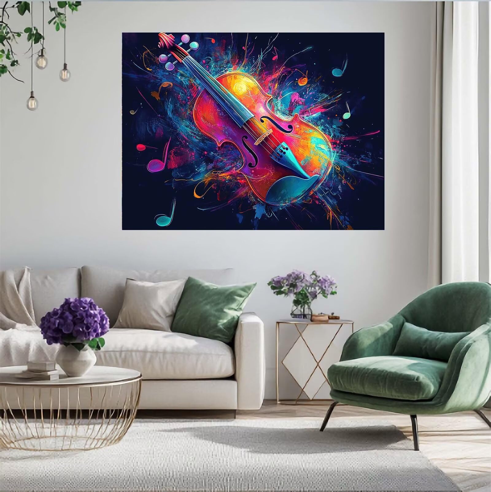 Puzzle kolorowe, 6000 elementów, gitara, puzzle dla dorosłych, z pudełkiem na prezent, "zrób to sam", duże drewniane puzzle dla dorosłych, gra zręcznościowa dla całej rodziny, prezenty dla kobiet, 105