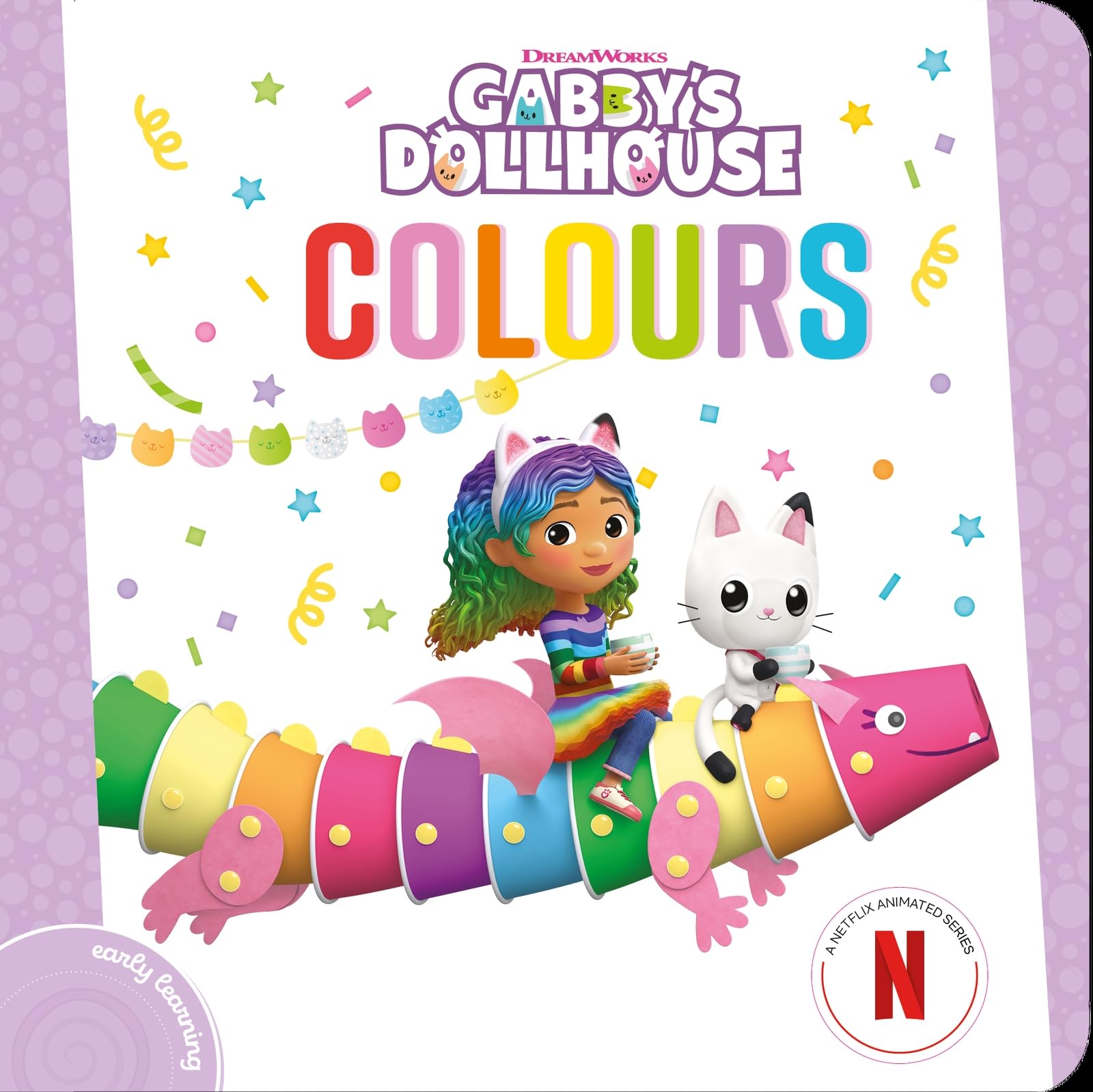 Colours: An early learning board book (DreamWorks Gabby's Dollhouse)